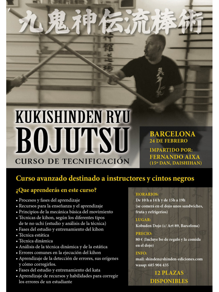 Seminario Kukishinden ryu Bojutsu. Por Fernando Aixa