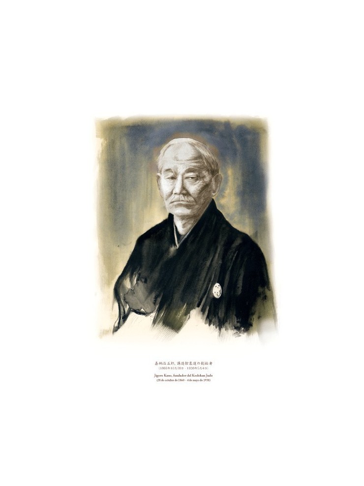 Jigoro Kano (retrato). Fundador del Judo